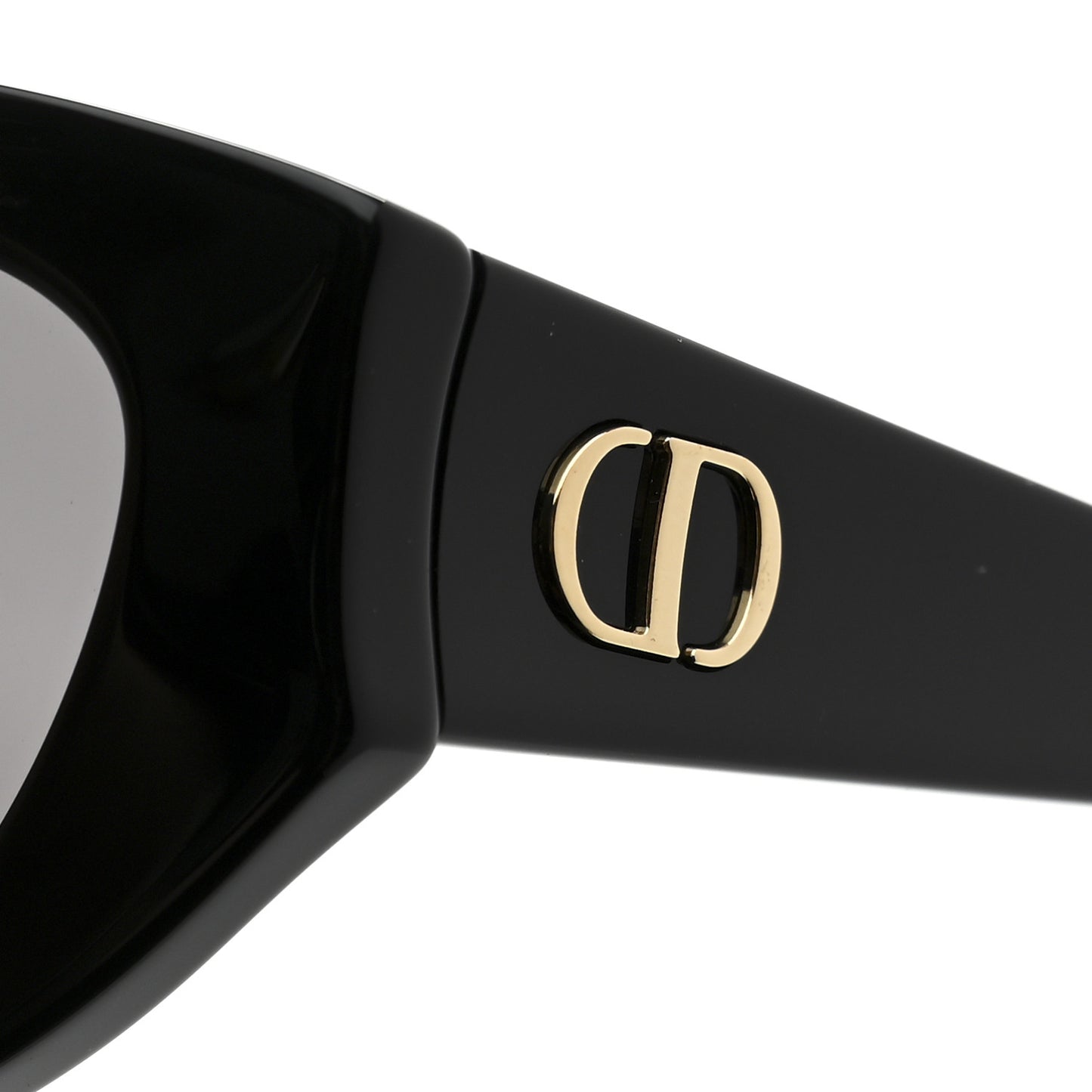 Acetate DiorGlow B11 Cat Eye Sunglasses Black