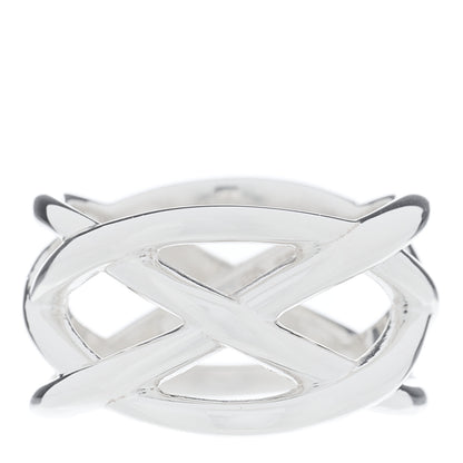 Tiffany Sterling Silver Celtic Knot Ring 53 6.25 1 of 4