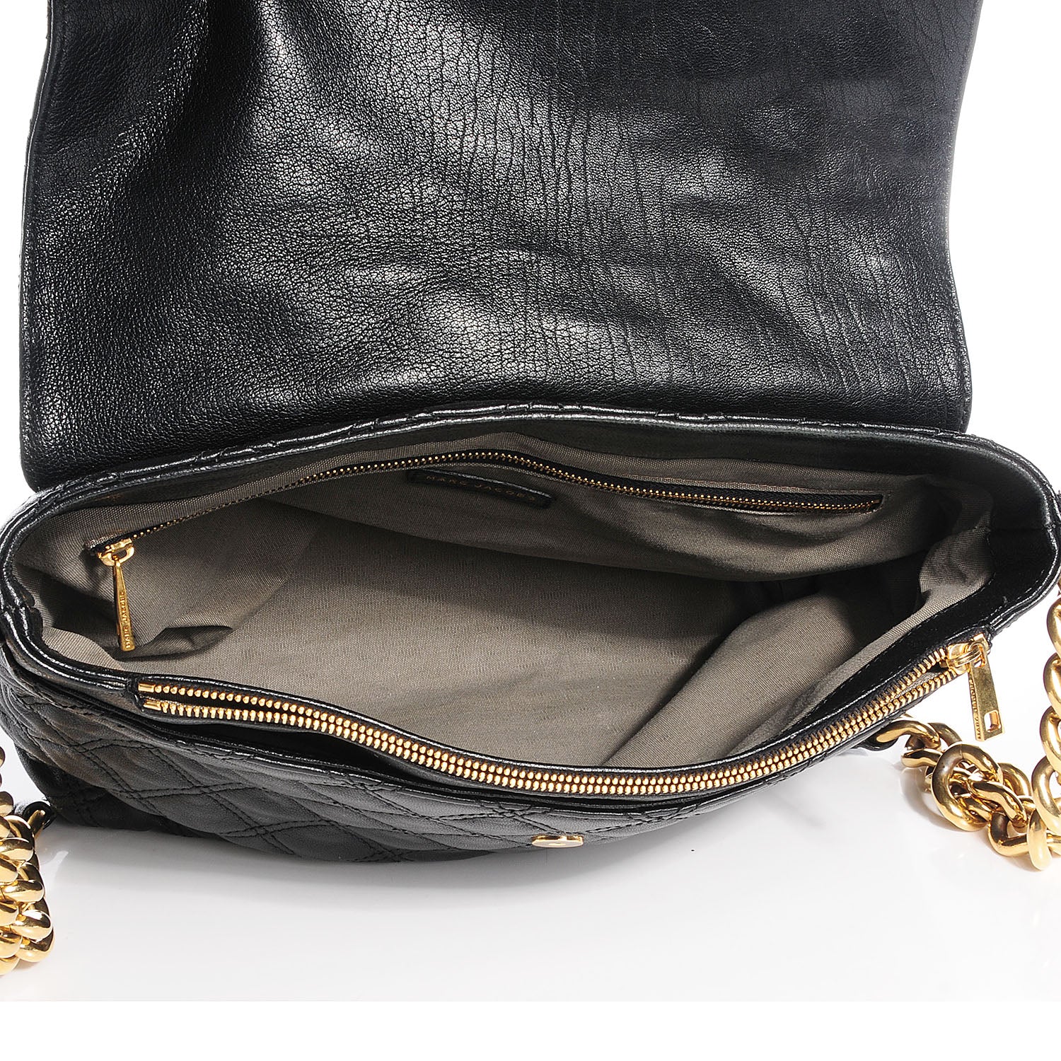 Marc Jacobs Lambskin Quilted The XL Single Flap Black 8 of 8