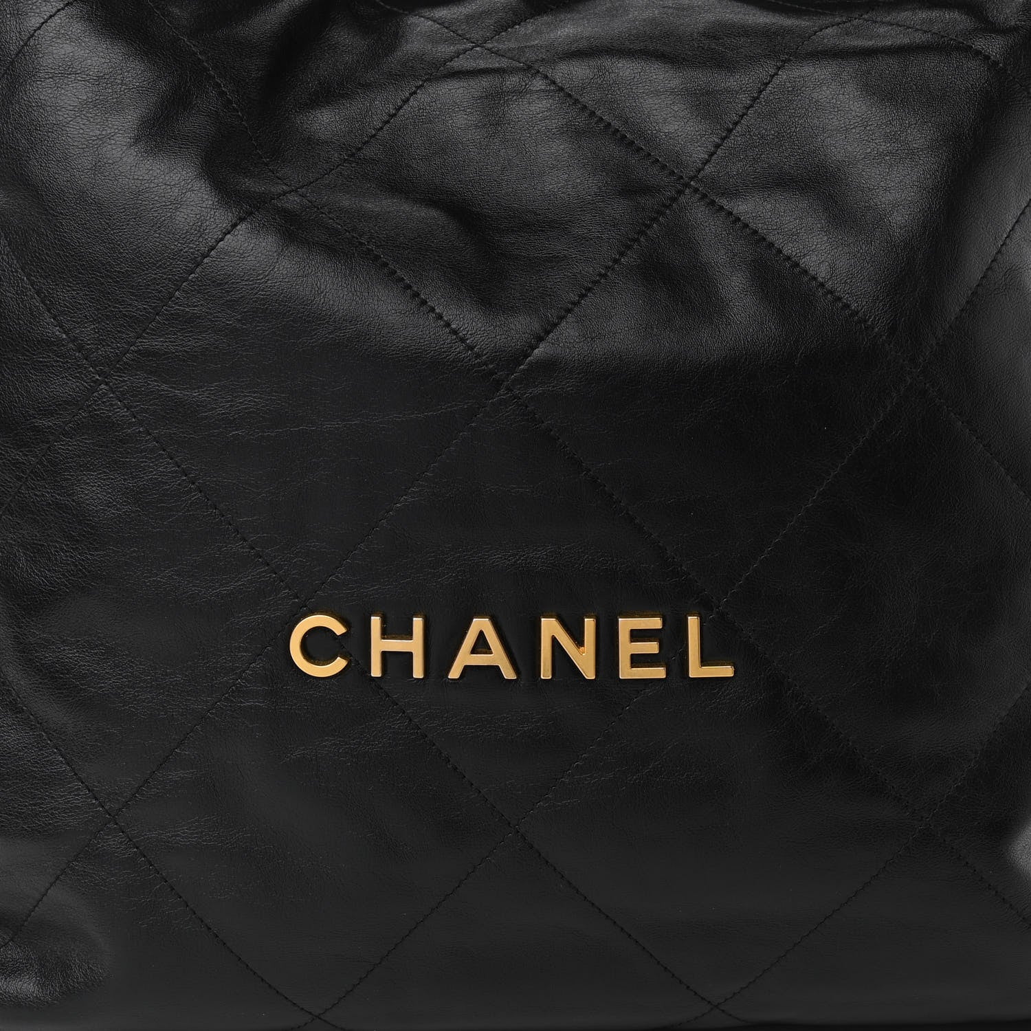 Chanel Calfskin Quilted Large Chanel 22 Black 9 of 11
