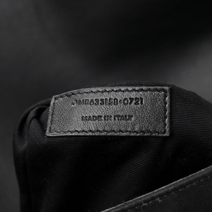 Saint Laurent Suede Monogram Medium Niki Chain Satchel Black 8 of 15