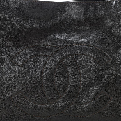 Chanel Glazed Caviar East West Modern Chain Tote Brown 7 of 11