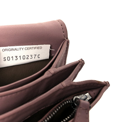 Bottega Veneta Nappa Intrecciato Continental Wallet on Chain Violet 8 of 11