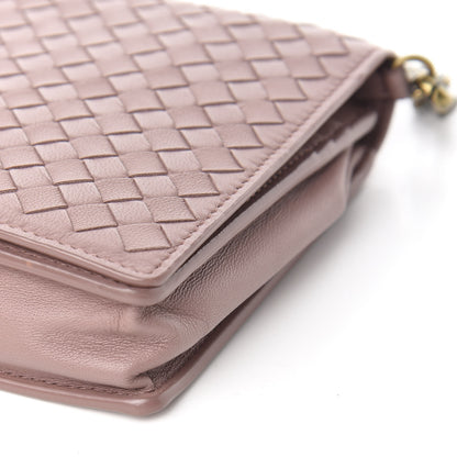 Bottega Veneta Nappa Intrecciato Chain Wallet Deco Rose 8 of 9