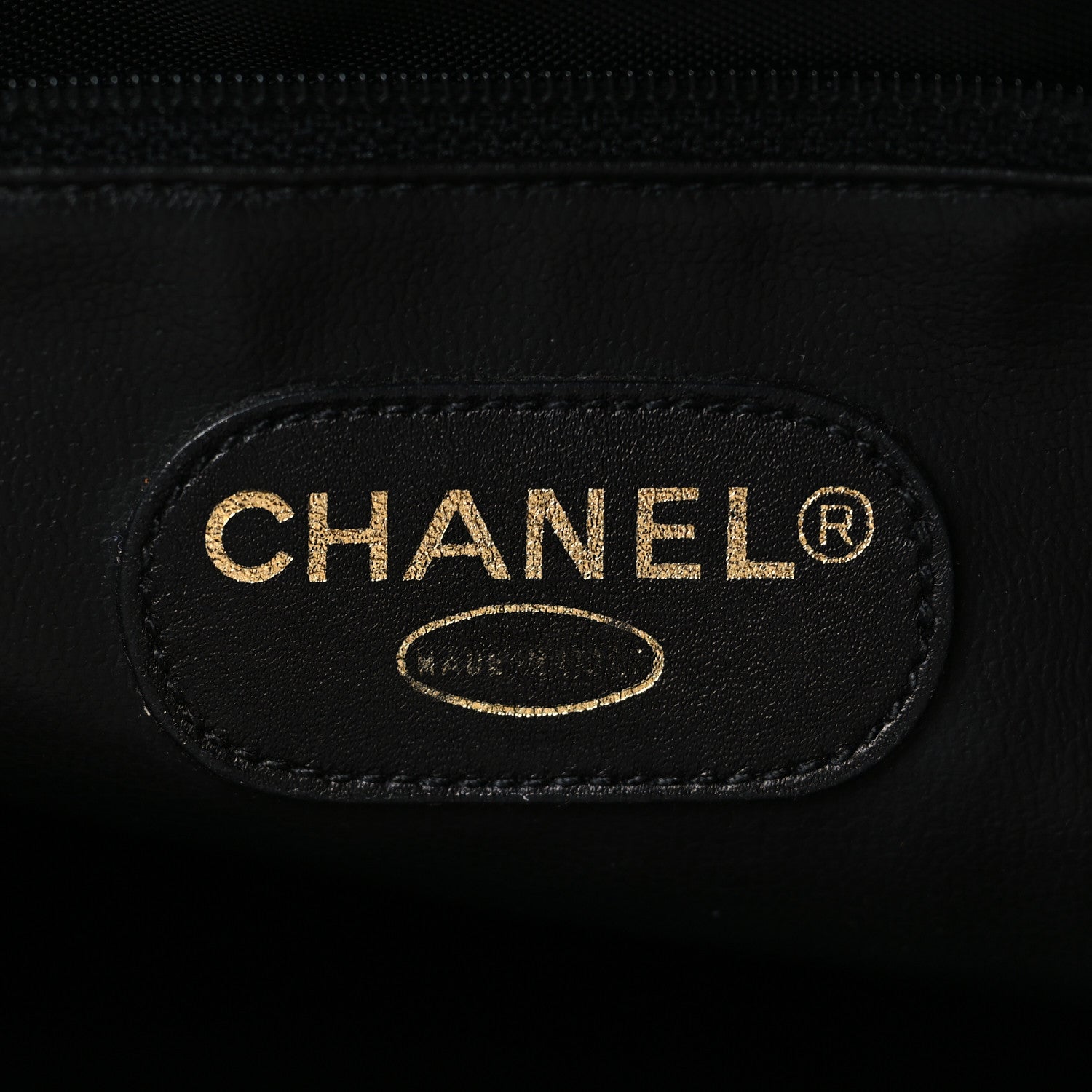 Chanel Caviar CC Shopper Tote Black 7 of 8