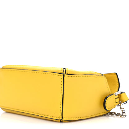 Loewe Calfskin Nano Puzzle Bag Yellow 10 of 10