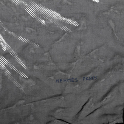 Hermes Silk Dahlia Shawl 140 2 of 4