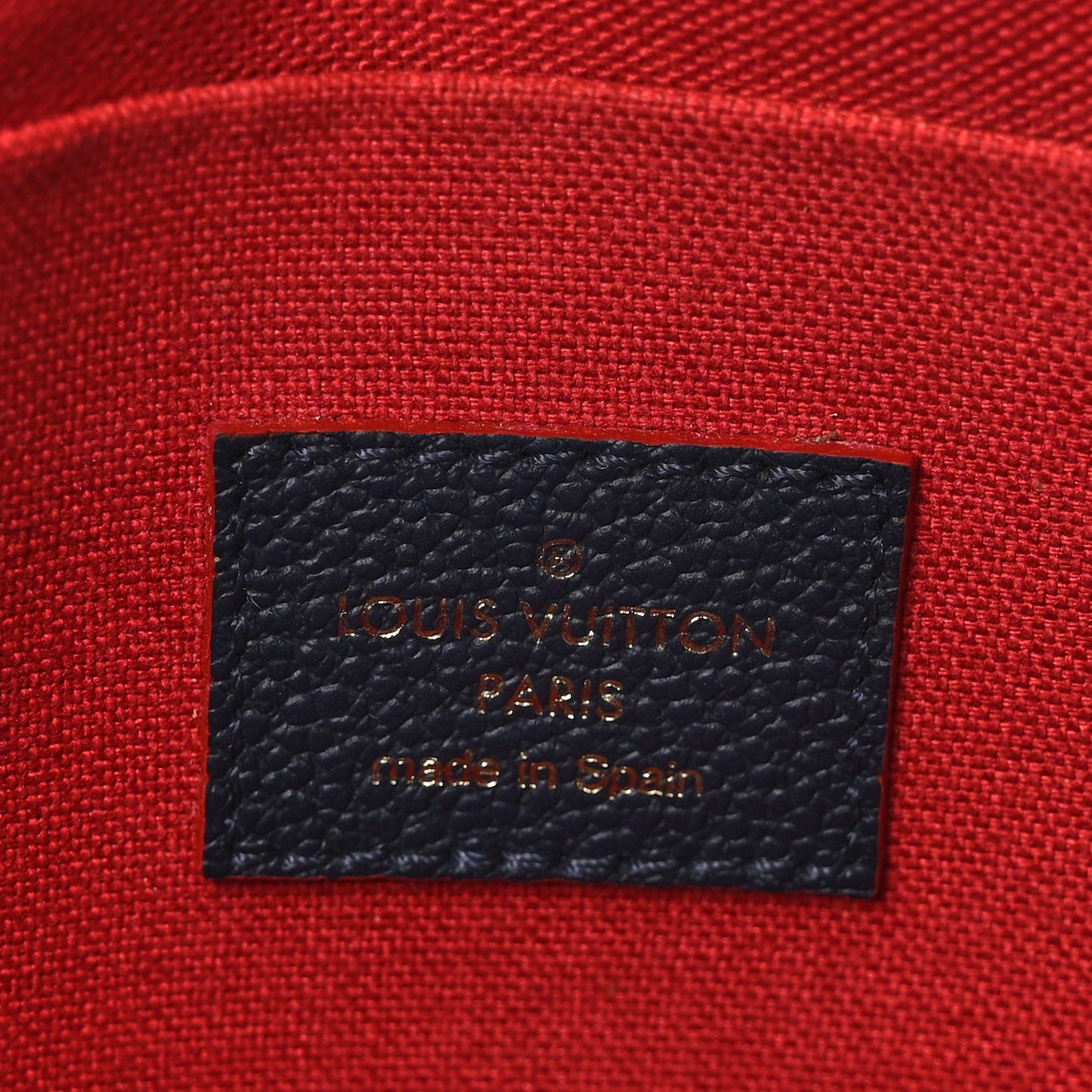 Empreinte Pochette Felicie Chain Wallet Marine Rouge