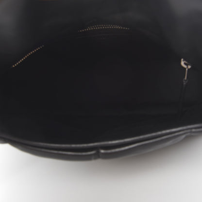 Saint Laurent Lambskin Quilted Small Loulou Puffer Monogram Chain Satchel Black 5 of 9