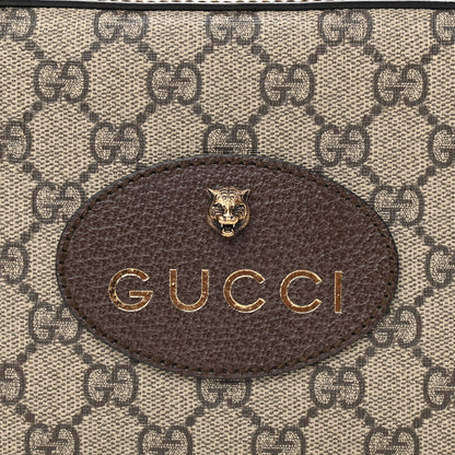 Gucci GG Supreme Monogram Web Neo Vintage Shoulder Bag Beige New Acero Crop 9 of 11