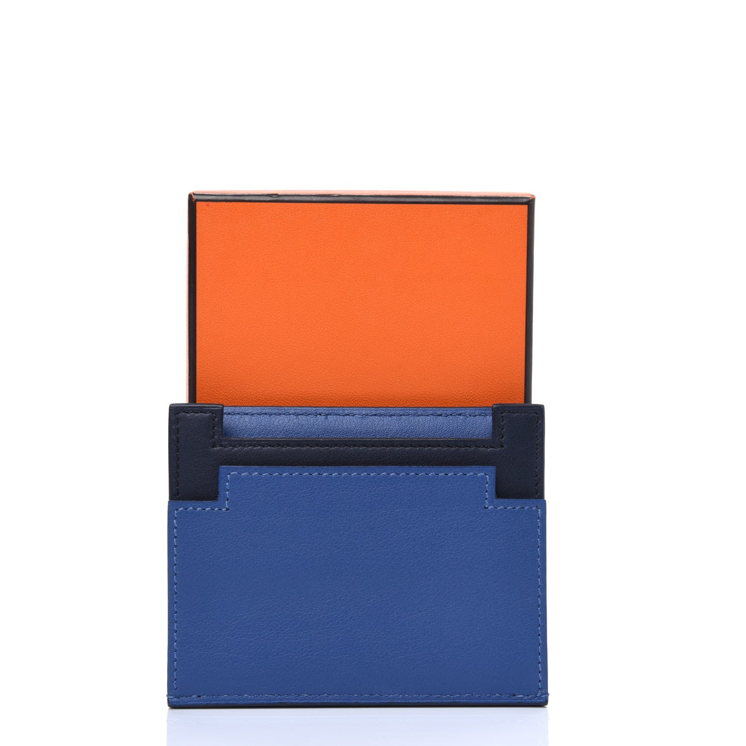 Hermes Swift Multiplis Card Holder Bleu Brighton Bleu Indigo 11 of 11