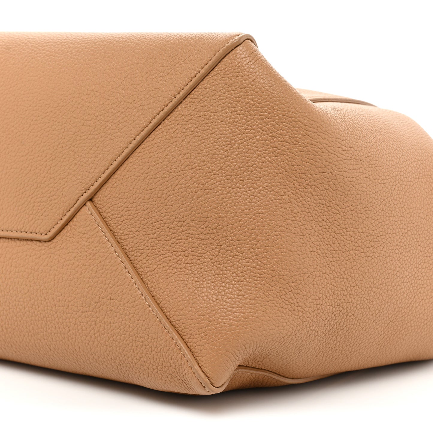 Soft Grained Calfskin Small Belt Cabas Phantom Taupe