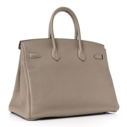 Hermes Togo Birkin 35 Gris Tourterelle 3 of 14