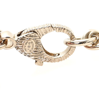 Chanel Graduated Pearl Crystal CC Long Necklace Gold Pearly White 4 of 6