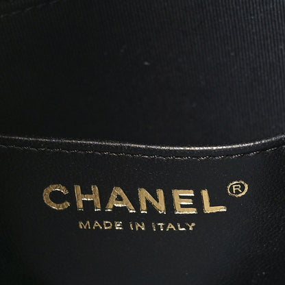 Chanel Lambskin Quilted Large CC Funky Town Hobo Black 6 of 9