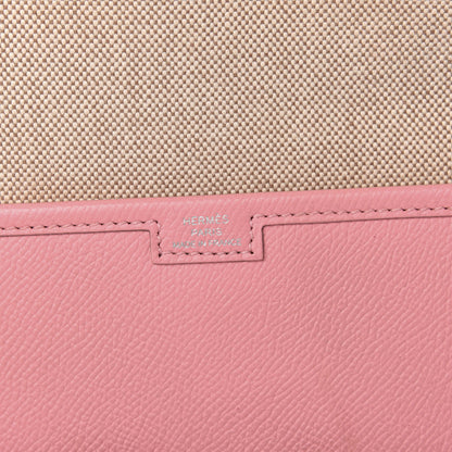Hermes Epsom Jige PM Clutch Rose Confetti 5 of 8