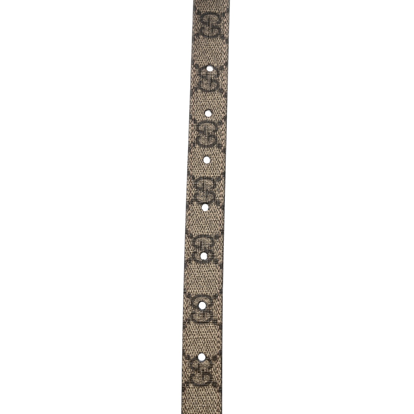 Calfskin GG Supreme Monogram Double G Reversible 20mm Belt 105 42 Beige Brown
