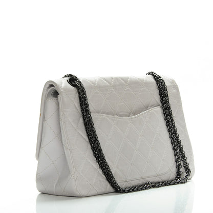 Chanel Aged Calfskin 2.55 Reissue 227 Flap White 2 of 12