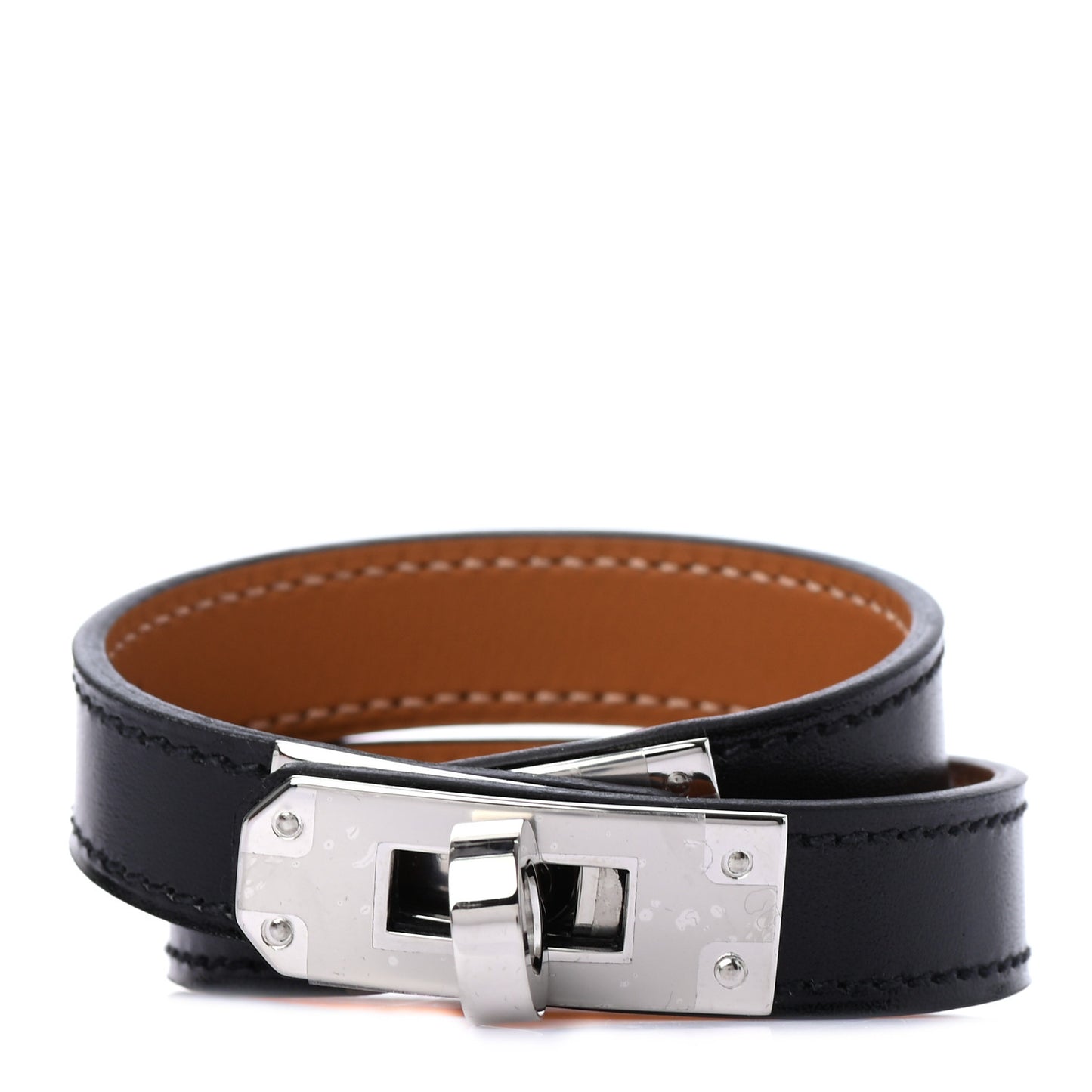 Box Kelly Double Tour Bracelet T1 Black