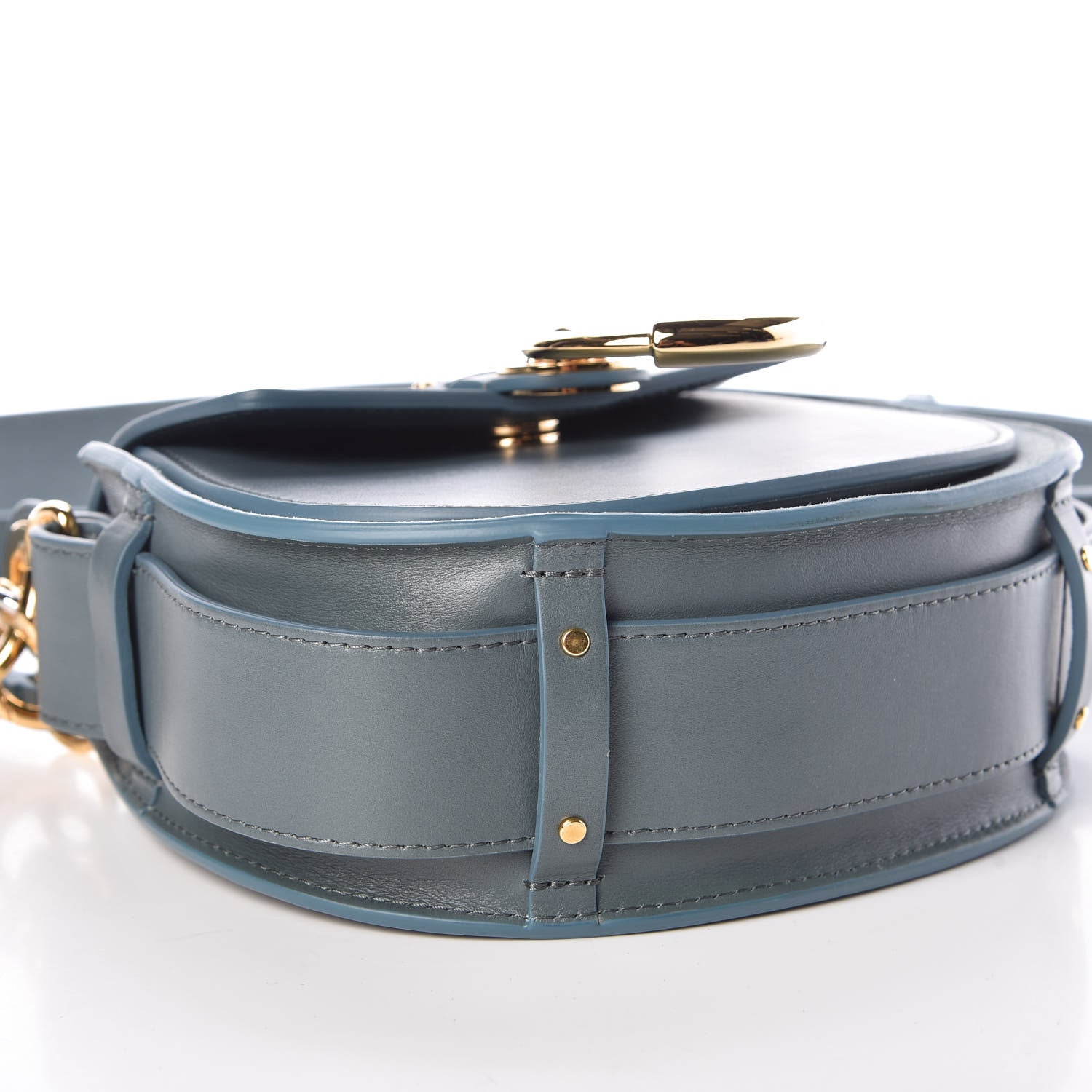 Chloe Calfskin Small Tess Bag Cloudy Blue 8 of 9