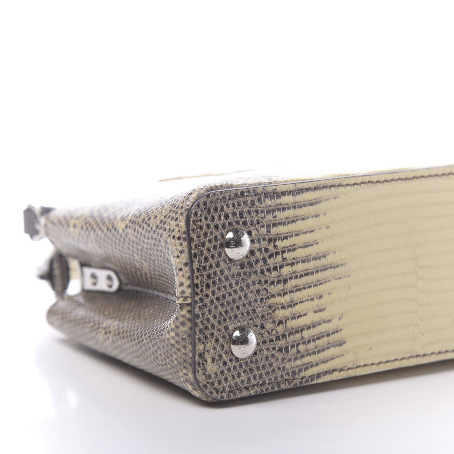 Louis Vuitton Lizard Ombre Capucines Mini Natural 7 of 10