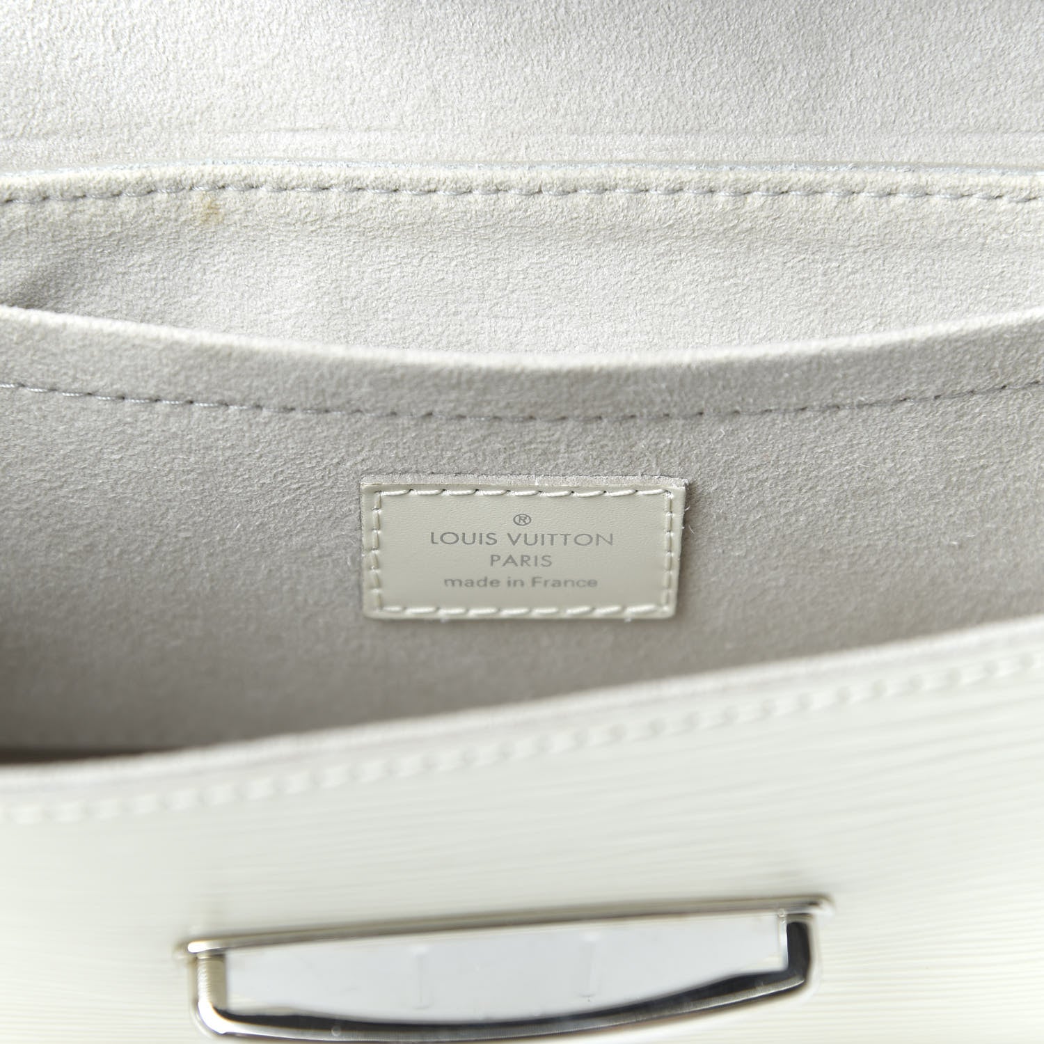 Louis Vuitton Epi Montaigne Clutch Ivory 8 of 9