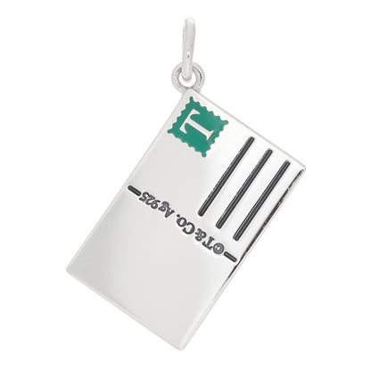 Tiffany Sterling Silver Enamel Sydney Postcard Charm Blue 3 of 5