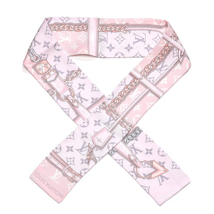 Louis Vuitton Silk Monogram Confidential Bandeau Light Pink 1 of 5