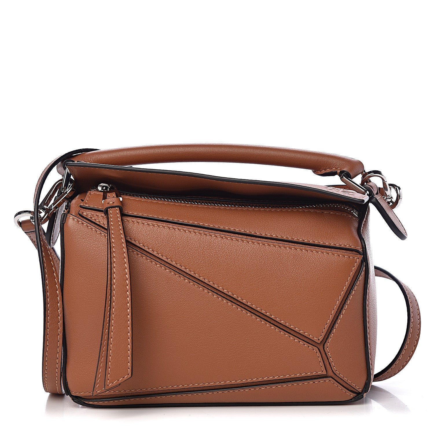 Loewe Calfskin Mini Puzzle Bag Tan 1 of 9