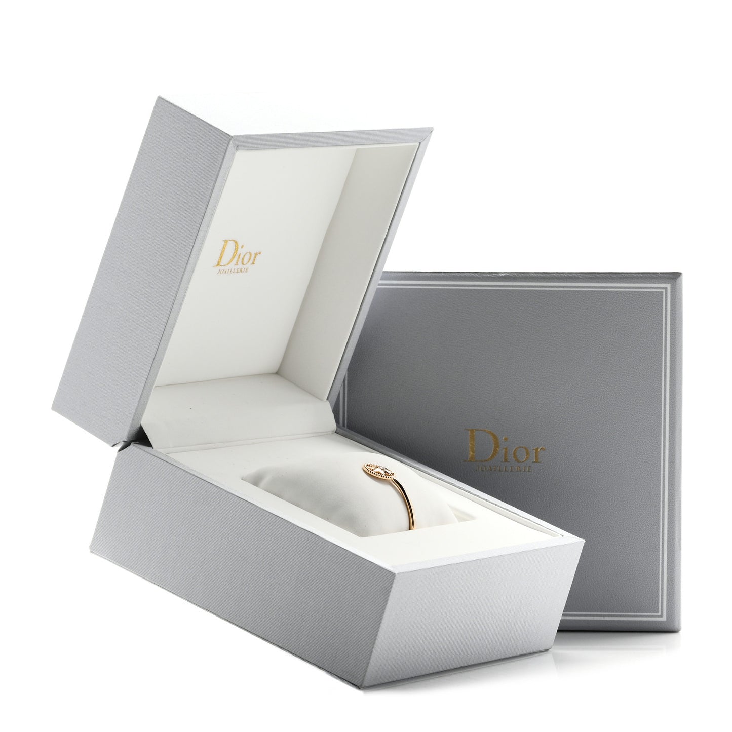18K Yellow Gold Diamond Mother of Pearl Rose Des Vents Cuff Bracelet