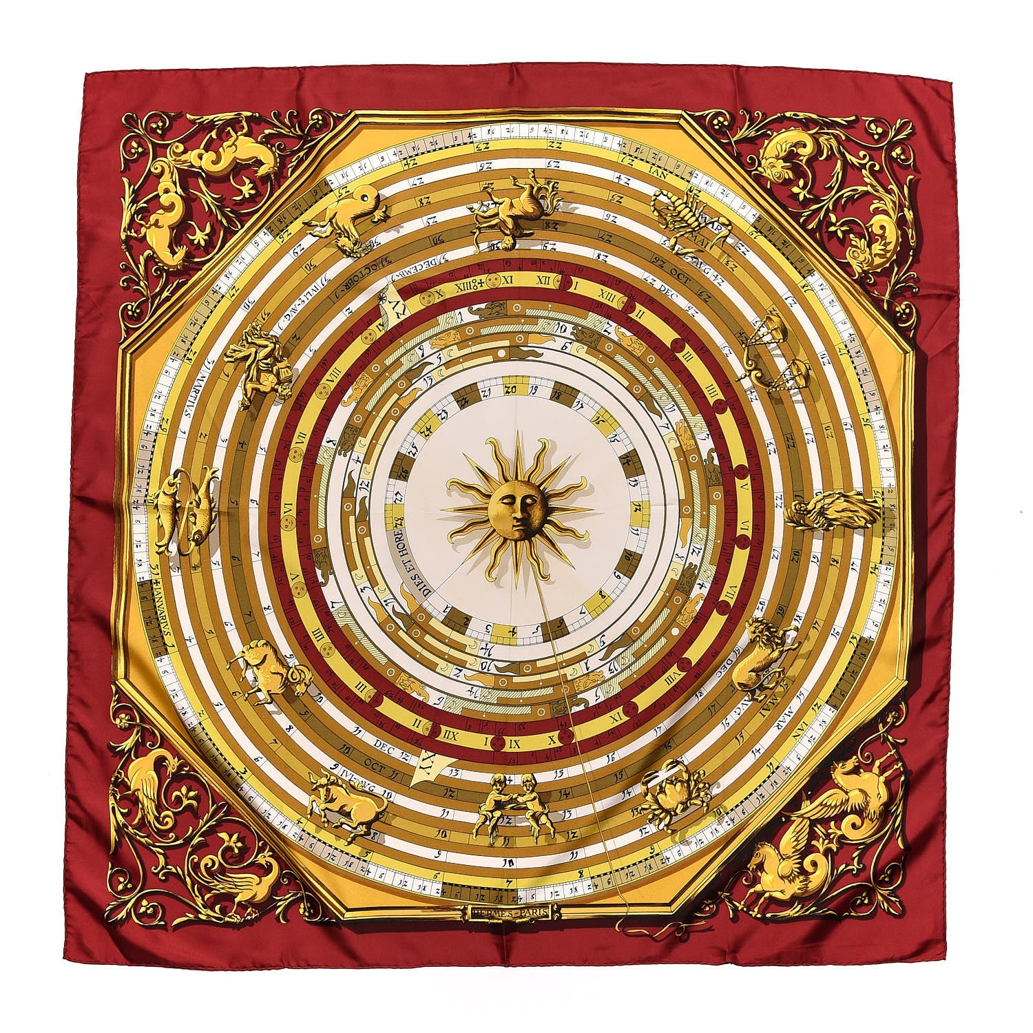 Hermes Silk Carre Astrologie Scarf 90 1 of 5