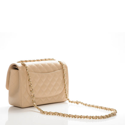 Chanel Caviar Quilted Jumbo Double Flap Beige Clair 3 of 7