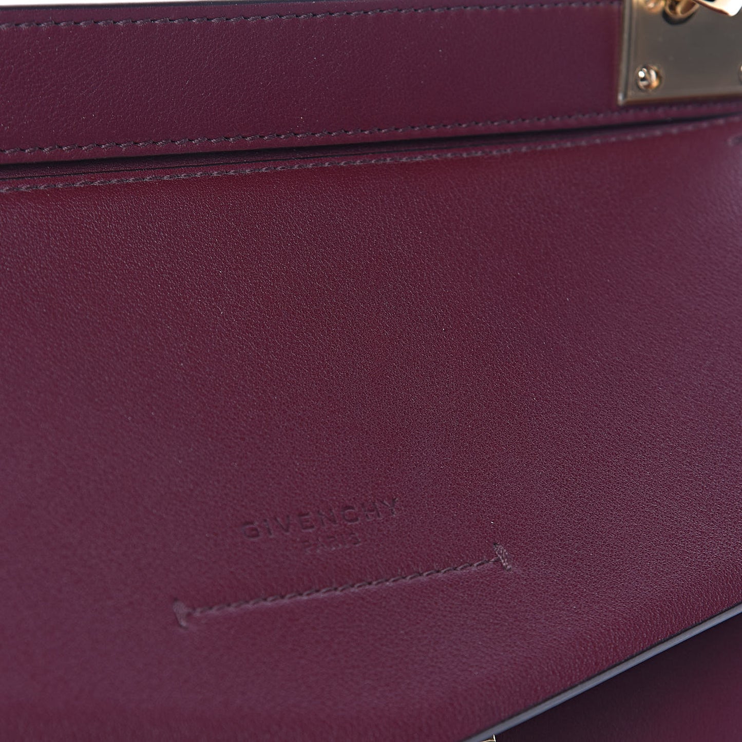Calfskin Small Mystic Shoulder Bag Aubergine