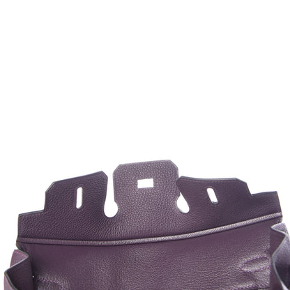 Hermes Togo Birkin 25 Raisin 10 of 34