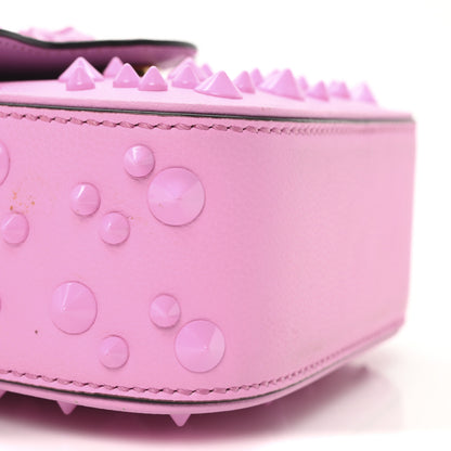 Versace Grained Calfskin Spiked Micro La Medusa Bag Pink Paradise 9 of 11