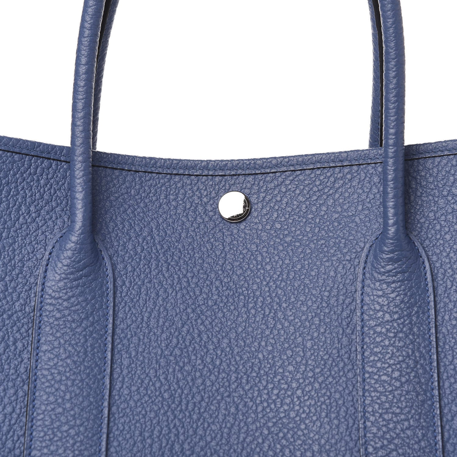 Hermes Vache Country Garden Party Tote 36 MM Bleu Agate 10 of 11