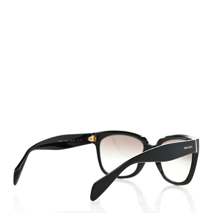 Prada Square Sunglasses SPR 07P Black 4 of 7
