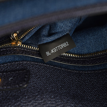 Valentino Garavani Denim Butterfly Embroidered My Rockstud Frame Bag Light Denim Multicolor 7 of 10