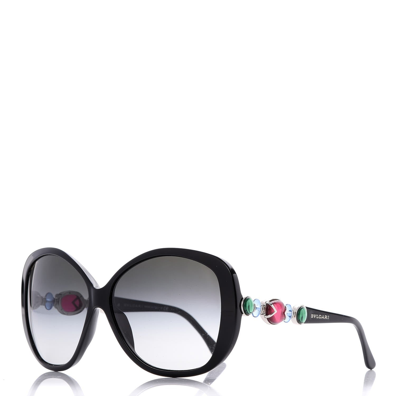 Bulgari BVLGARI Gem Sunglasses 8080-B Black Multi 3 of 9