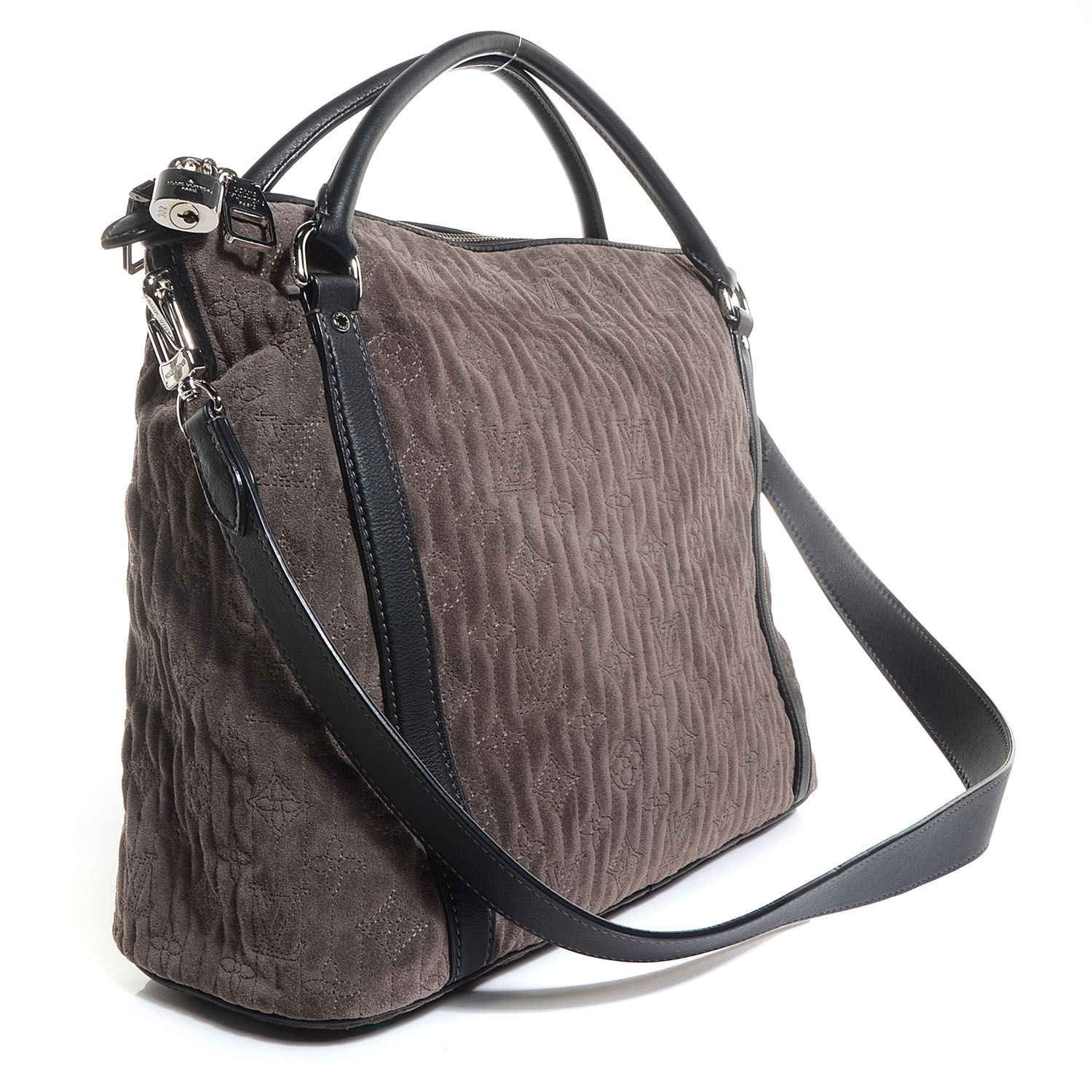 Louis Vuitton Monogram Suede Antheia IXIA PM Granit 3 of 7