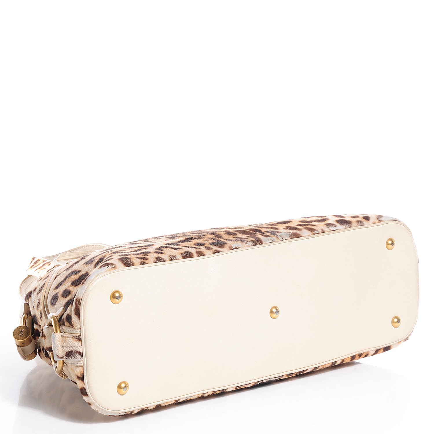 Saint Laurent Calf Hair Leopard Print Large Fauve 6 of 12