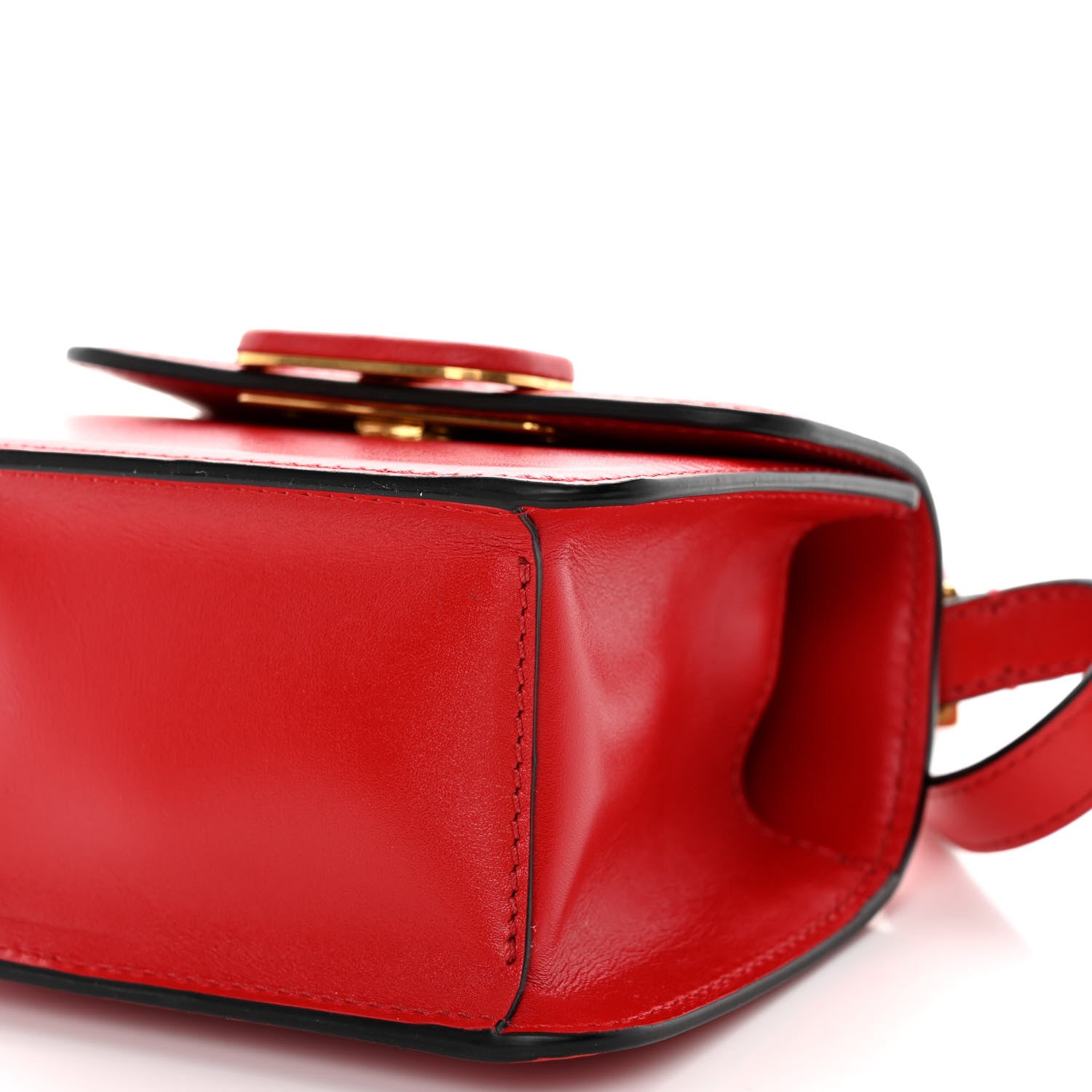 Valentino Garavani Smooth Calfskin Micro VSling Shoulder Bag Rouge Pur 9 of 9