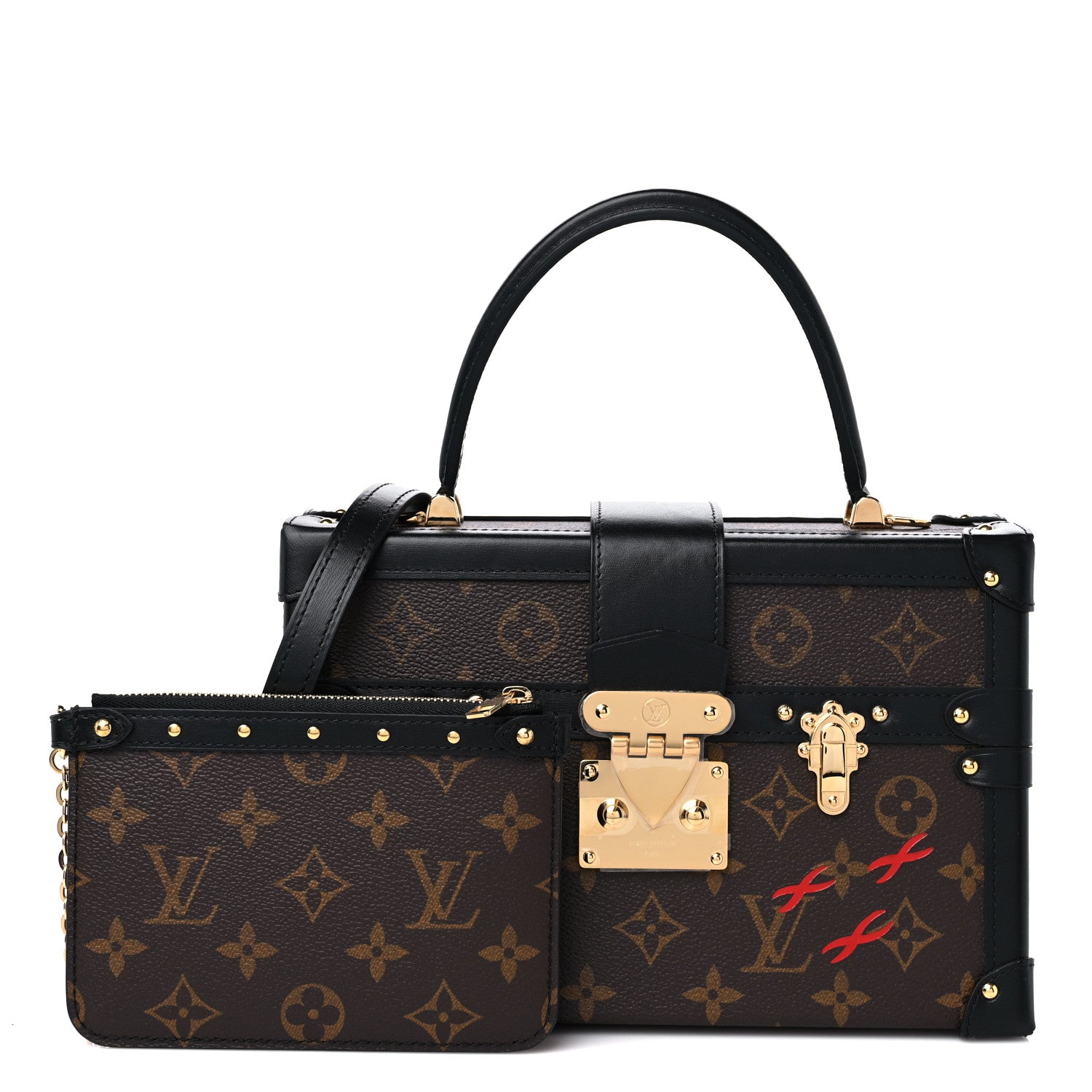 Louis Vuitton Monogram Petite Malle V Black 1 of 9