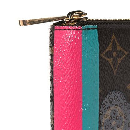 Louis Vuitton Monogram 2015 Christmas Animation Zippy Wallet Hibiscus 12 of 14