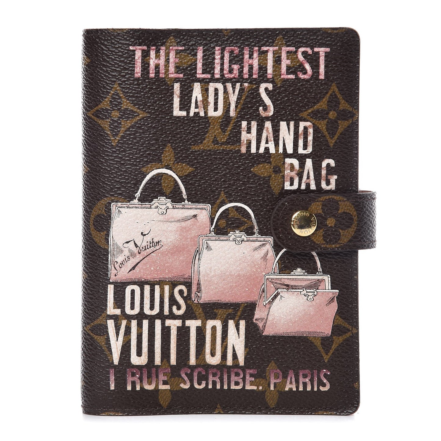 Monogram Affiche Small Ring Agenda Cover
