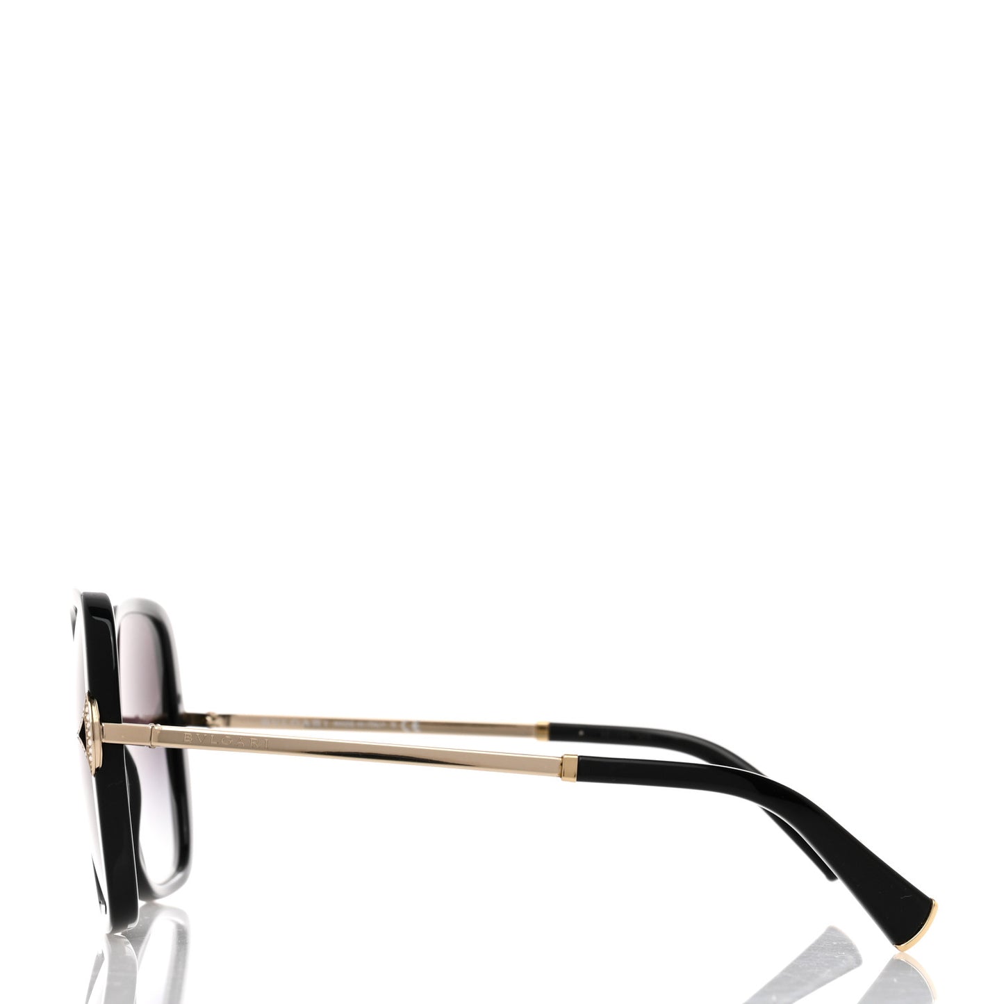 Oversized Crystal Sunglasses 8217-B Black