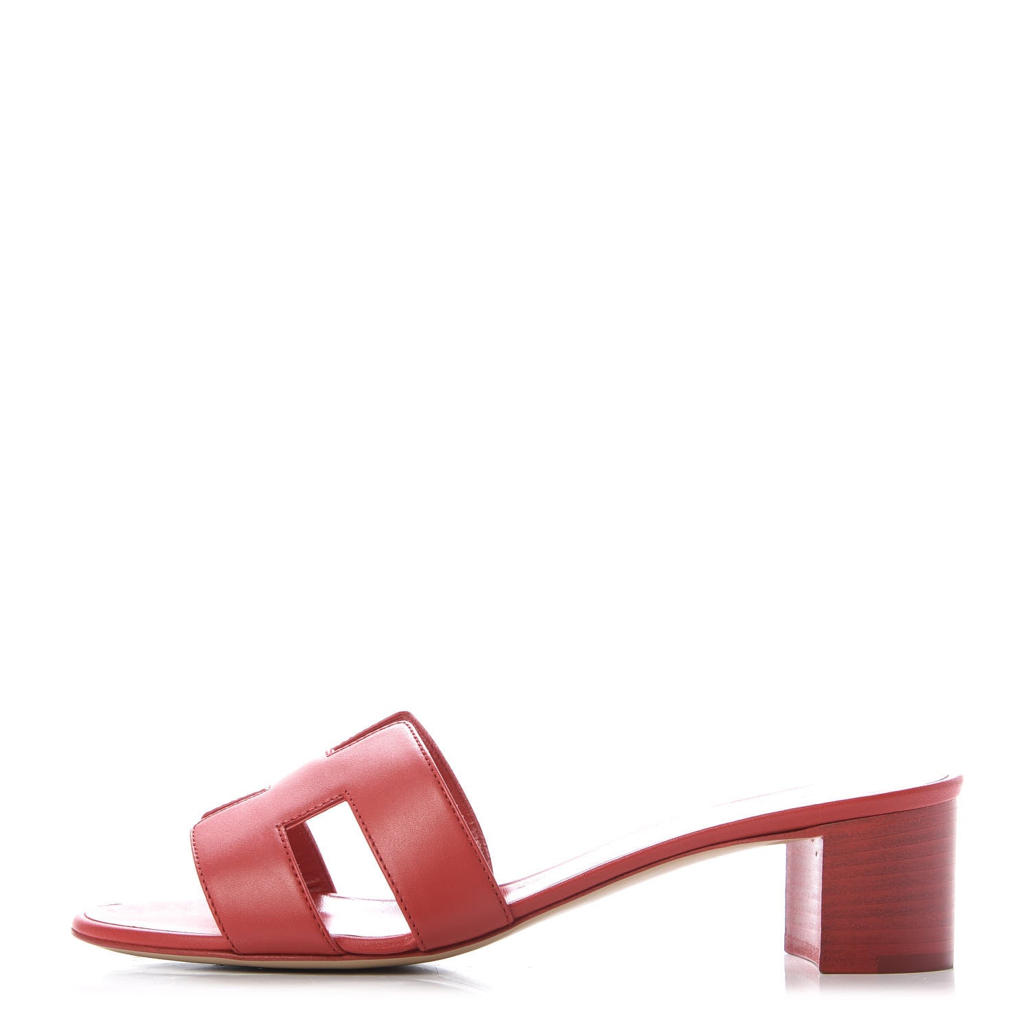 Hermes Calfskin Oasis Sandals 39 Rouge Corazon 1 of 10