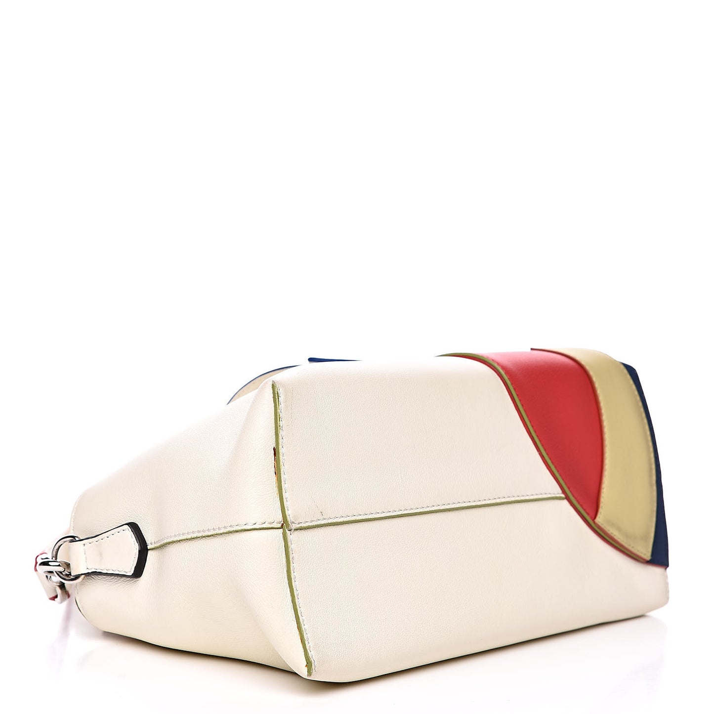 Vitello Dolce Marquetry Medium By The Way Boston Bag White Multicolor