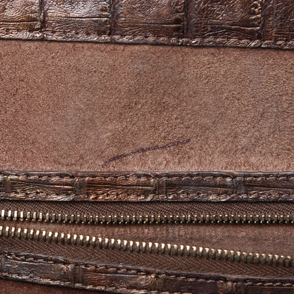 Nancy Gonzalez Crocodile Tote Brown 13 of 18