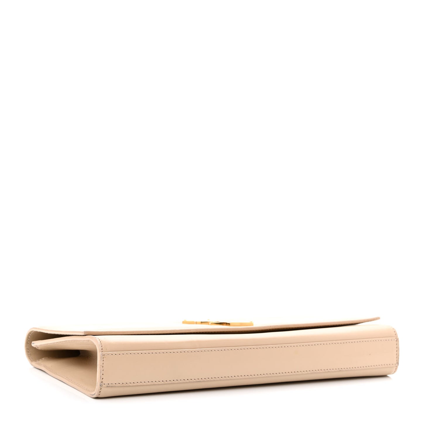 Smooth Calfskin Classic Monogram Cassandre Clutch Nude